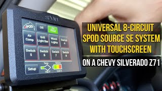 DIY: How To Install a Universal 8-Circuit sPOD with Touchscreen on a 2014-2018 Chevy Silverado Z71 by The World Cruisers 2,472 views 1 year ago 13 minutes, 10 seconds