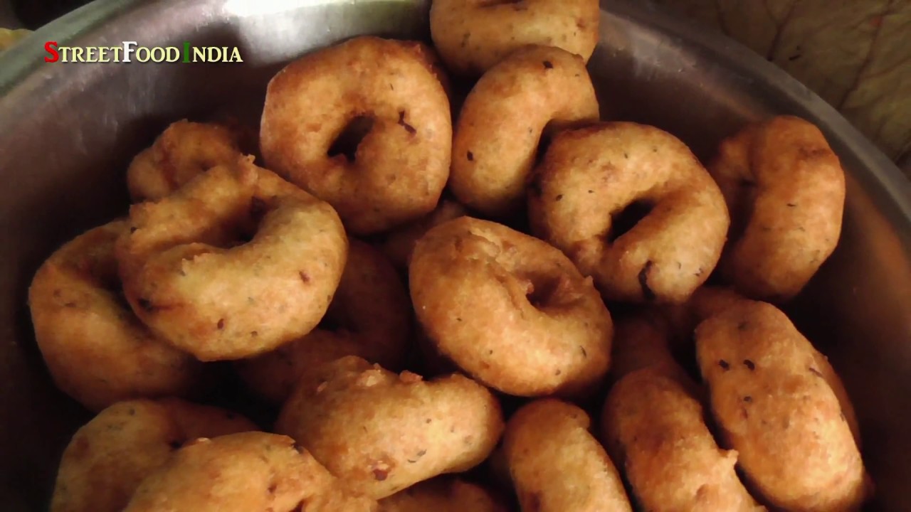 South Indian Cuisine  Tiffins - Rava vada recipe - semolina vada recipe  - Andhra Vada Gari  గారెలు | Street Food INDIA