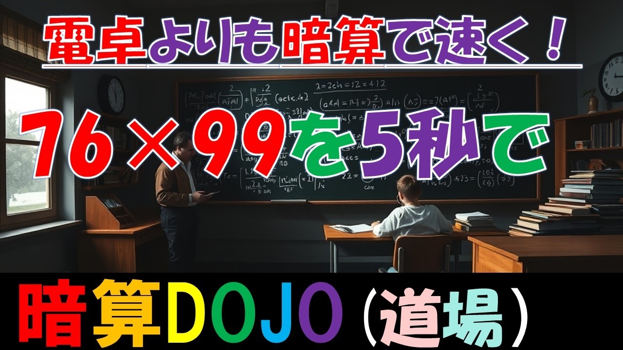 全年齢】暗算DOJO172 最速のかけ算 - YouTube