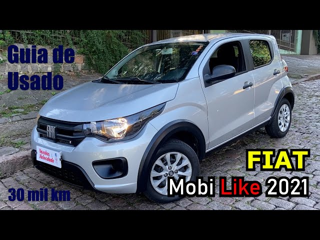 Carro Fiat Mobi 1.0 LIKE FIRE FLEX . Vermelho usado 2018 em