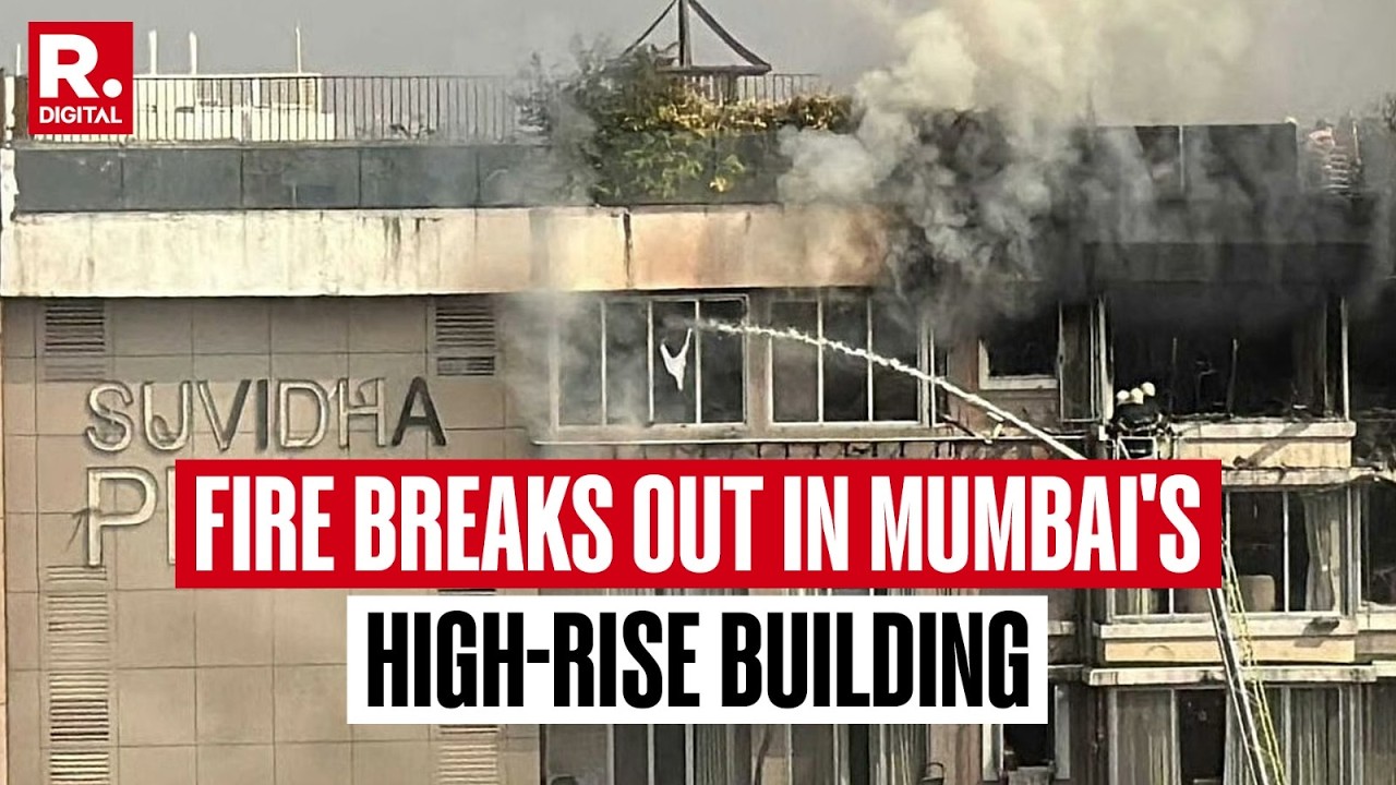 BREAKING: Fire Breaks Out In 13-Story Residential High-Rise Building In Mumbai's Vile Parle