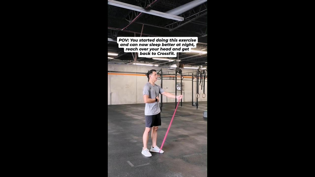 This exercise fixed my sleep AND shoulders!  