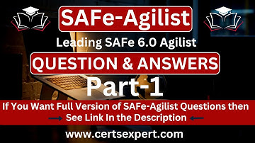 Free SAFe-Agilist Exam Questions and Answers - (Part 1)