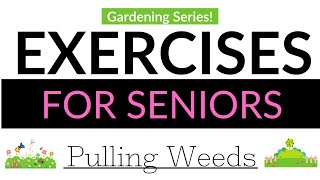 Exercises For Seniors: Pulling Weeds