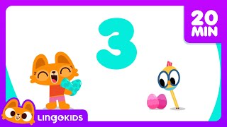 COUNTING SONG 🧮💙 + The Best Numbers Songs for Kids | Lingokids