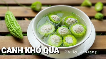 Cách làm Canh Khổ Qua Nhồi Chả Cá Thác Lác | Canh ngon ngày hè | Hà Ly Cooking