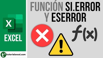 La función SI.ERROR y ESERROR ⚠️ en Excel