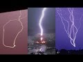 STRANGE LIGHTNING STRIKES - Caught on Camera and explained