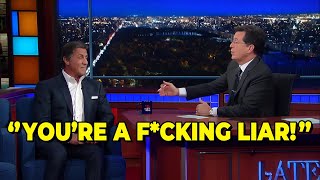 Sylvester Stallone Kicked Off Stephen Colbert’s Show After Heated Clash