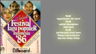 Euis Darliah - Gusti / Festival Lagu Populer 1986 (Lirik)
