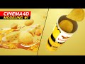 Potato, Cheese and  Bottle Modeling in Cinema 4D  #01