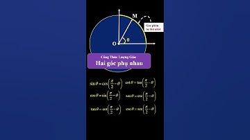 Công Thức Góc Lượng Giác Phụ Nhau – Mẹo Nhớ Nhanh Trong 1 Phút! #shortvideo #toánhọc