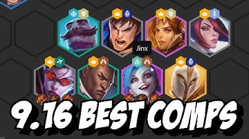 6 BEST RANKED TFT BUILD + COMPS - Teamfight Tactics TOP BUILDS + ITEMS Strategy Patch 9.16 Guide