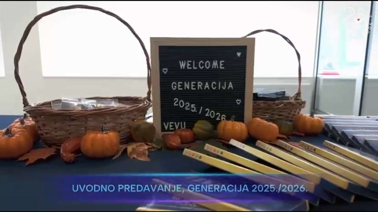 Svečanost Uvodnog predavanja za VEVU brucoše 2025./2026.