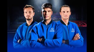 Alcaraz, Medvedev, and Zverev Join Team Europe for Laver Cup Berlin 2024 by Laver Cup 8,396 views 3 months ago 1 minute, 12 seconds