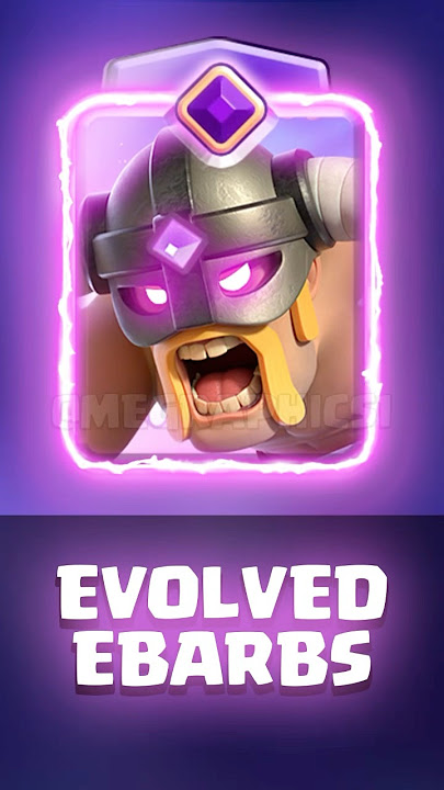 EVO Elite Barbarians💀#clashroyale
