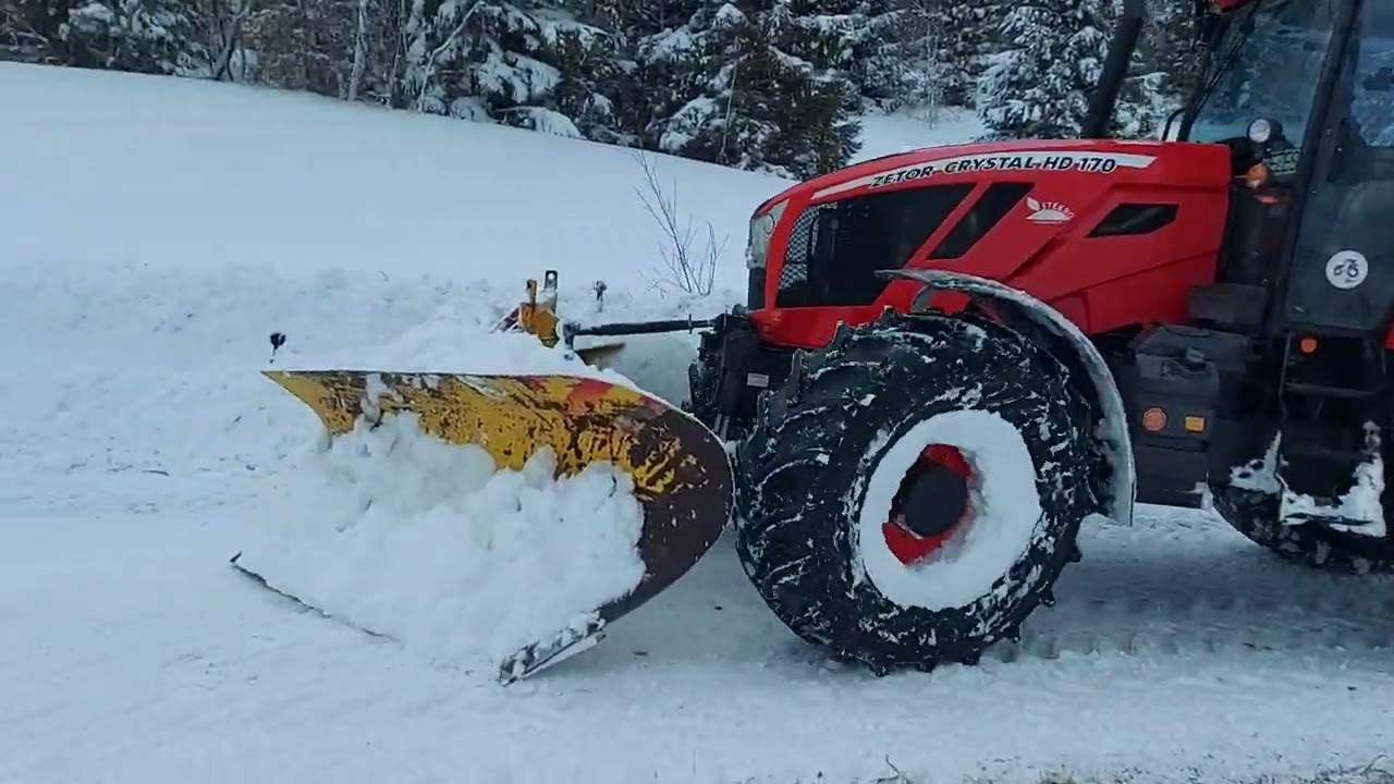 Akcja Odśnieżanie Bieszczady 2022 (Zetor Crystal, Zetor Forterra)