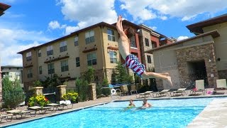 SWIMMING POOL TRICKS!