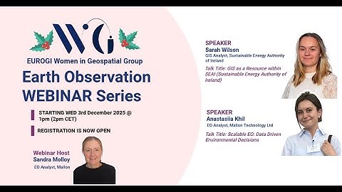 GIS as a Resource within SEAI and Scalable EO - Data Driven Environmental Decisions