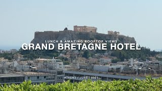 Jun2021-Lunch In The Rooftop Of Hotel Grand Bretagneathens