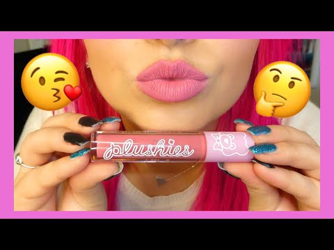 Video: Lime Crime Plushies Myk Fokus Lip Veil Blackberry Review