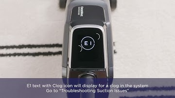 BISSELL CrossWave OmniForce Edge - Error Codes