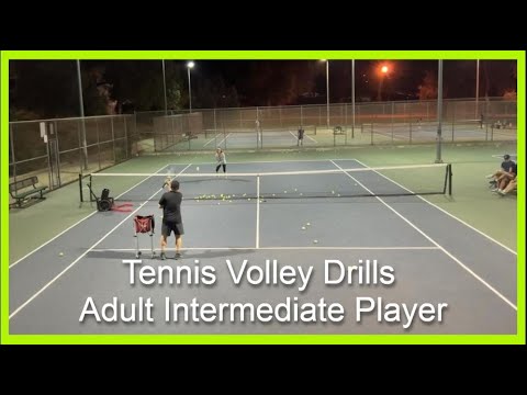 Tennis Volley Drills- Theresa - YouTube