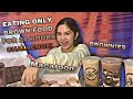 VLOG 55 - EATING ONLY BROWN FOODS FOR 24 HOURS CHALLENGE!