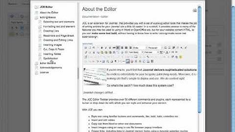 Introduction to the WYSIWYG Editor