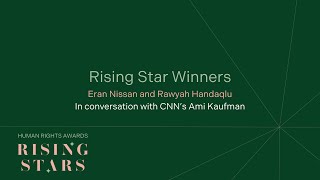 Human Rights Awards: Rising Stars 2024 - Our winners in conversation with CNN's Ami Kaufman