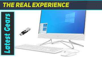 HP 2022 Newest 22-inch FHD All-in-One Desktop Computer Unboxing and Setup