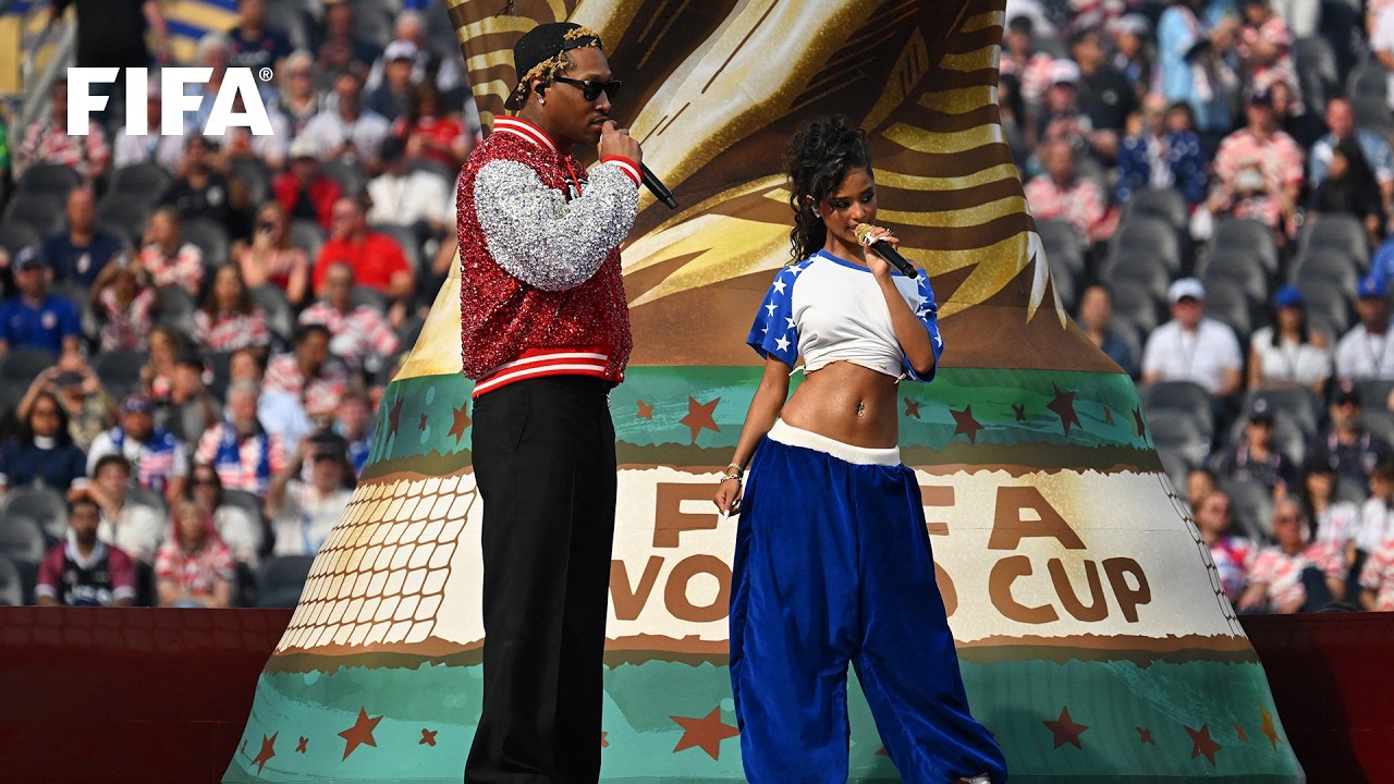 Future and Tyla perform Game Time at the Opening Ceremony of FIFA World Cup  2026 in Los Angeles