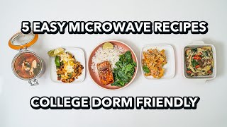5 Microwave Recipes - College Dorm Friendly by Fit Men Cook 12,326 views 8 months ago 7 minutes, 30 seconds