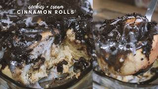 Homemade, Warm, & Gooey Oreo Rolls