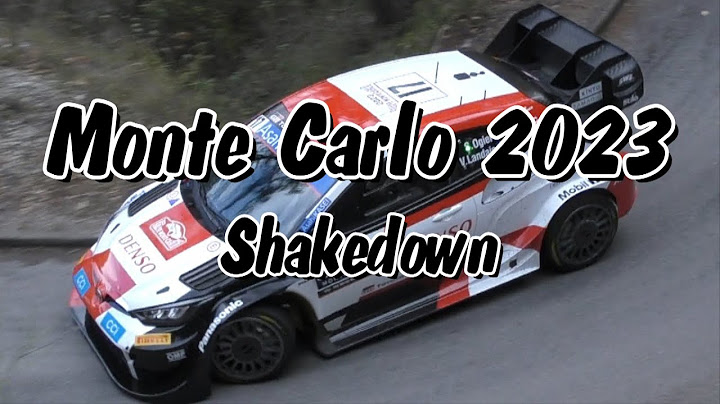 WRC Rallye Monte Carlo 2023 - Shakedown
