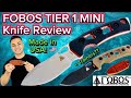 Best new edc fixed blade for survival and self defense fobos tier 1 mini and mini mini full review