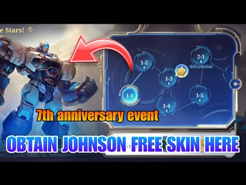 Upcoming Free Johnson Skin Event 7th Anniversay ML | MLBB @sofieofficialmobilelegends3304