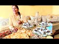 هكذا دوزنا عيد الفطر المبارك مع العايلة في الغربة حلوة الغراف سهلة نقشت لأختي ومرأة بابا
