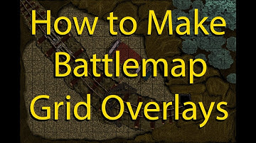 How to Make Battle-map Grid Overlays. Both Hex and Square