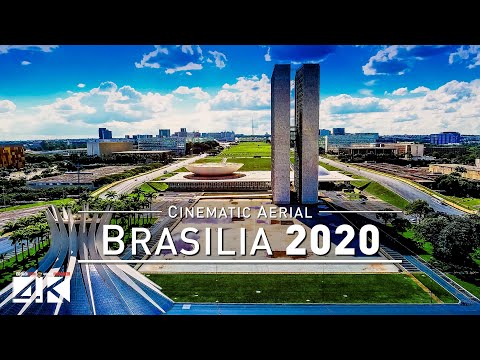   4K Drone Footage Brasilia Capital Of Brazil Cinematic Aerial Film Brasil