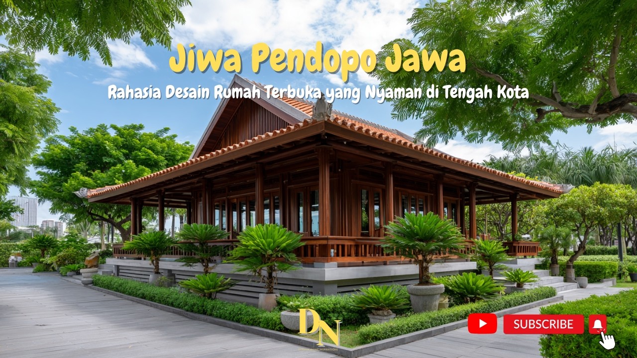 Jiwa Pendopo Jawa: Rahasia Desain Rumah Terbuka yang Nyaman di Tengah Kota