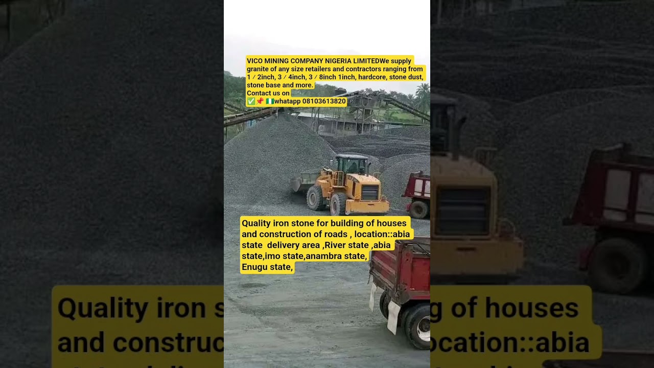 Chippings Granite for Bulk Base Construction