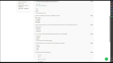 NPTEL Python for Data Science Week 1 Assignment July 2024 | IIT Madras