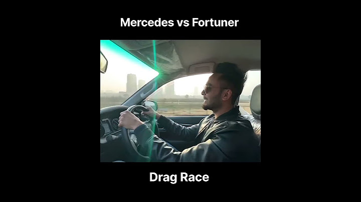 Mercedes vs Fortuner Drag Race #shorts #fortuner #elvishyadav
