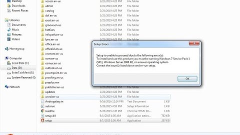 How to Fix Setup Is Unable To Proceed due to the Following Errors Office Step by Step 2016/2019