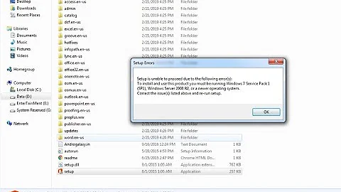How to Fix Setup Is Unable To Proceed due to the Following Errors Office Step by Step 2016/2019