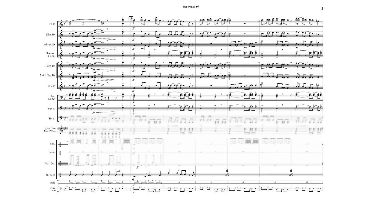 WHAT WOULD YOU DO? | für Marching Band | Tate McRae 