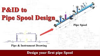 how?? to make your First Pipe Spool using P&id in Solidwork Routing