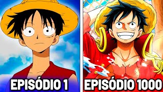 TODA A EVOLUÇÃO DOS CHAPÉUS DE PALHA DO CAPÍTULO 1 ATÉ ATUALMENTE! | EM 25 ANOS DE ONE PIECE