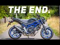 The end of the road  saying goodbye to my suzuki sv650